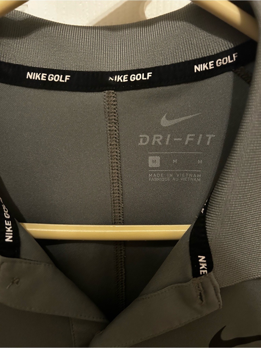 Nike Golf Olive Green Polo Size Medium - Picture 2 of 5